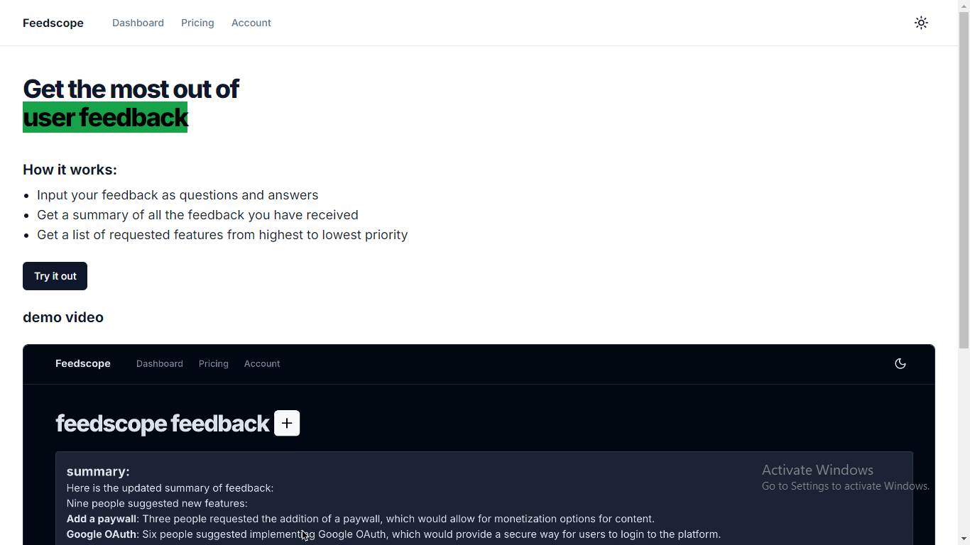 Feedscope 1 Feedscope