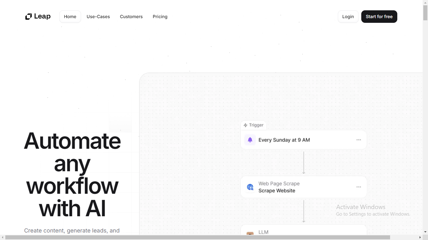 Leap AI SEO Platform 1 Leap AI SEO Platform