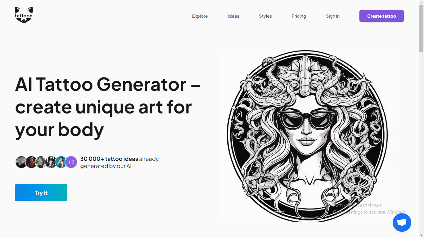 Tattoon.ai 1 Tattoon